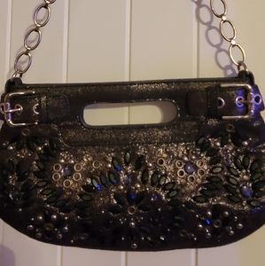 Rafe Metallic Silver Handbag